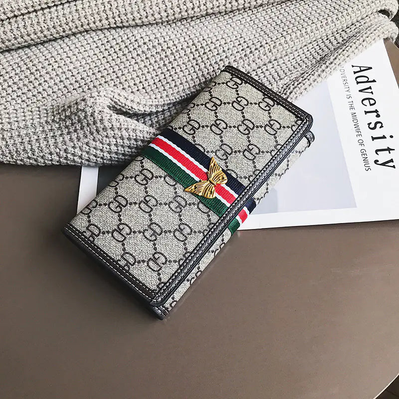 Women's Leather Wallet and Coin Purse Combo