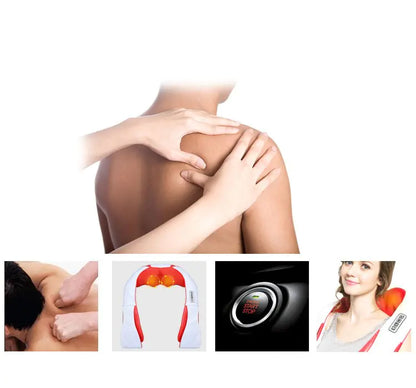 Electric Neck and Shoulder Massager with Versatile Design