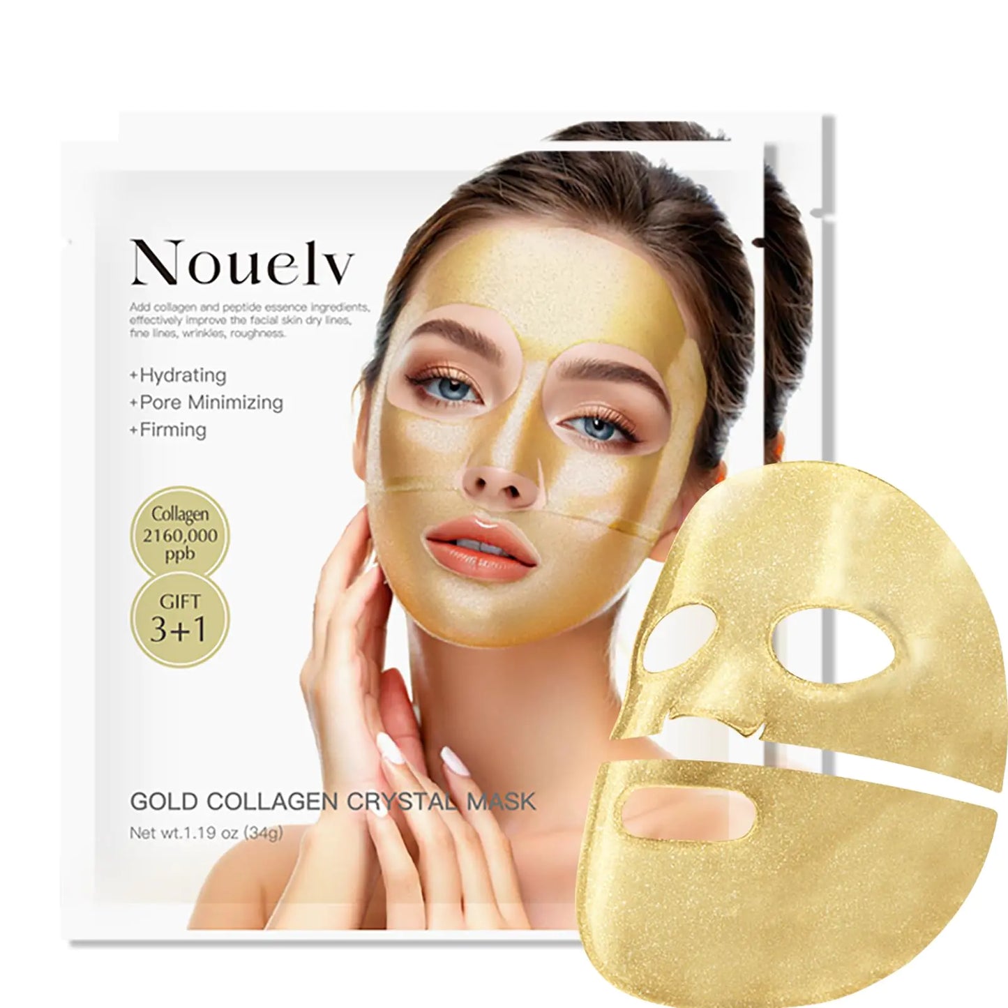 OAKSII 24K Gold Bio Collagen Face Mask Hydrating Bio Collagen Mask Overnight Collagen Mask Hydrating Collagen