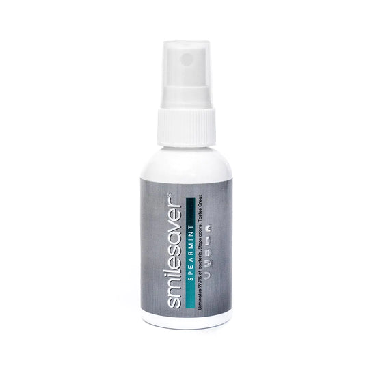Smilesaver Retainer Cleaner Spray – Invisalign Mouth Guard and Denture Cleaner – Quick Oral Care for Aligner & Retainer Hygiene – Natural Portable