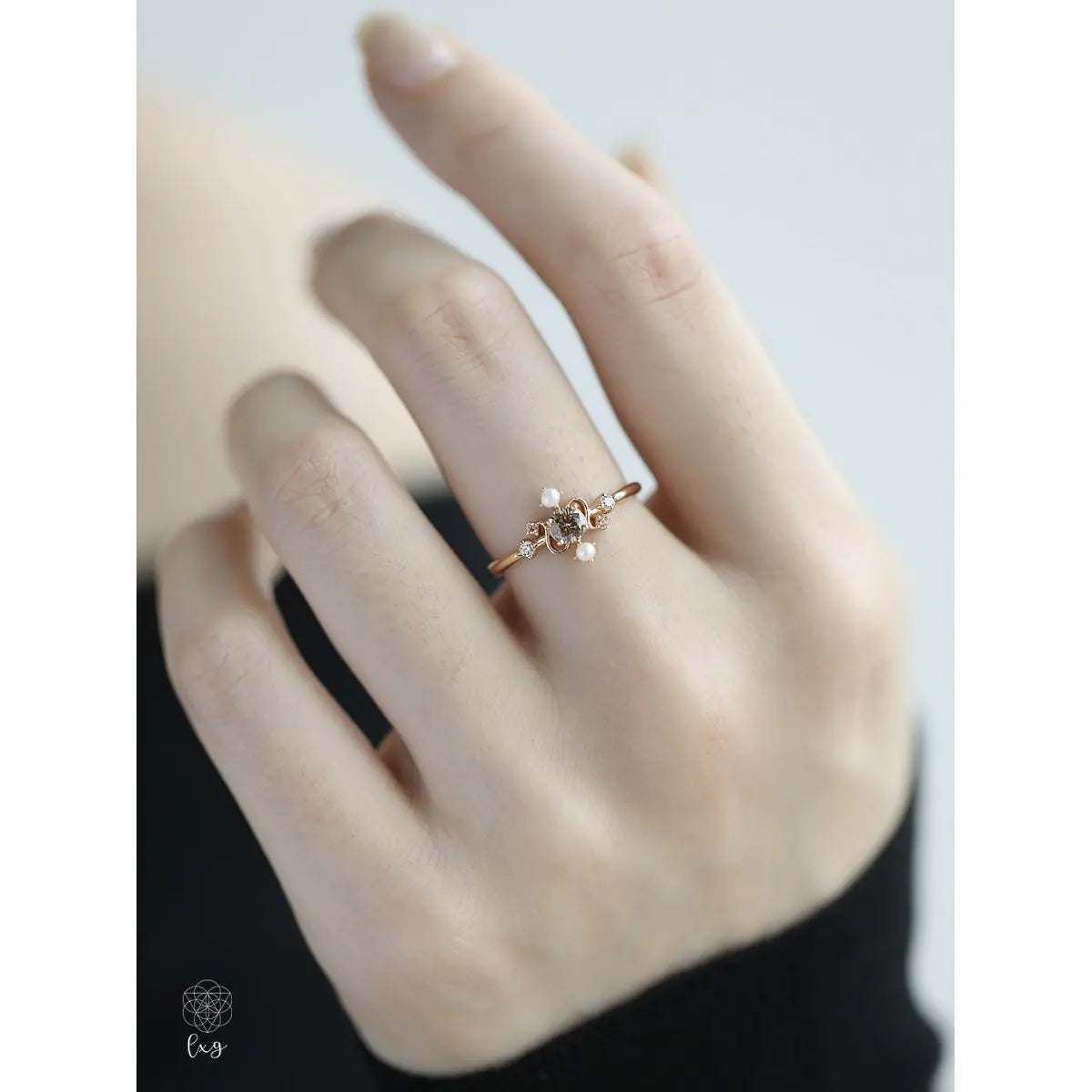 Simple Gold-Plated Ring for Women's Fashion