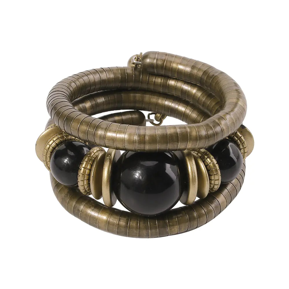 Bohemian Multi-Layer Bracelet with Turquoise Design