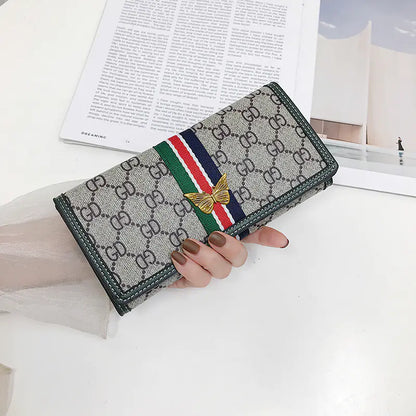 Women's Leather Wallet and Coin Purse Combo