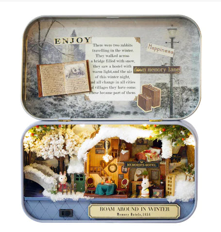 Frozen Box Theater DIY Model House Toy Gift