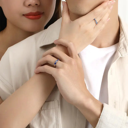 Niche Design Enamel Drop Glue Ring