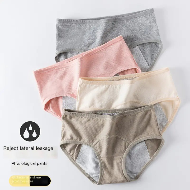 Antibacterial Cotton Menstrual Underwear for Women