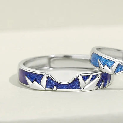 Niche Design Enamel Drop Glue Ring