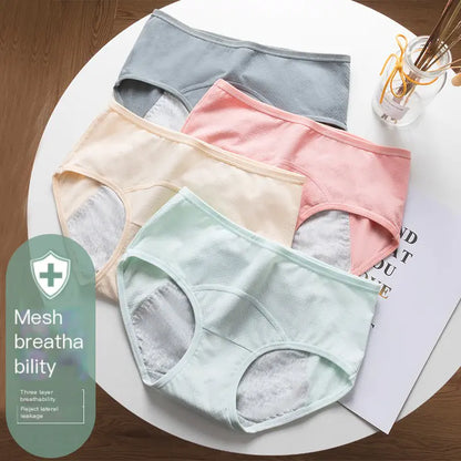 Antibacterial Cotton Menstrual Underwear for Women