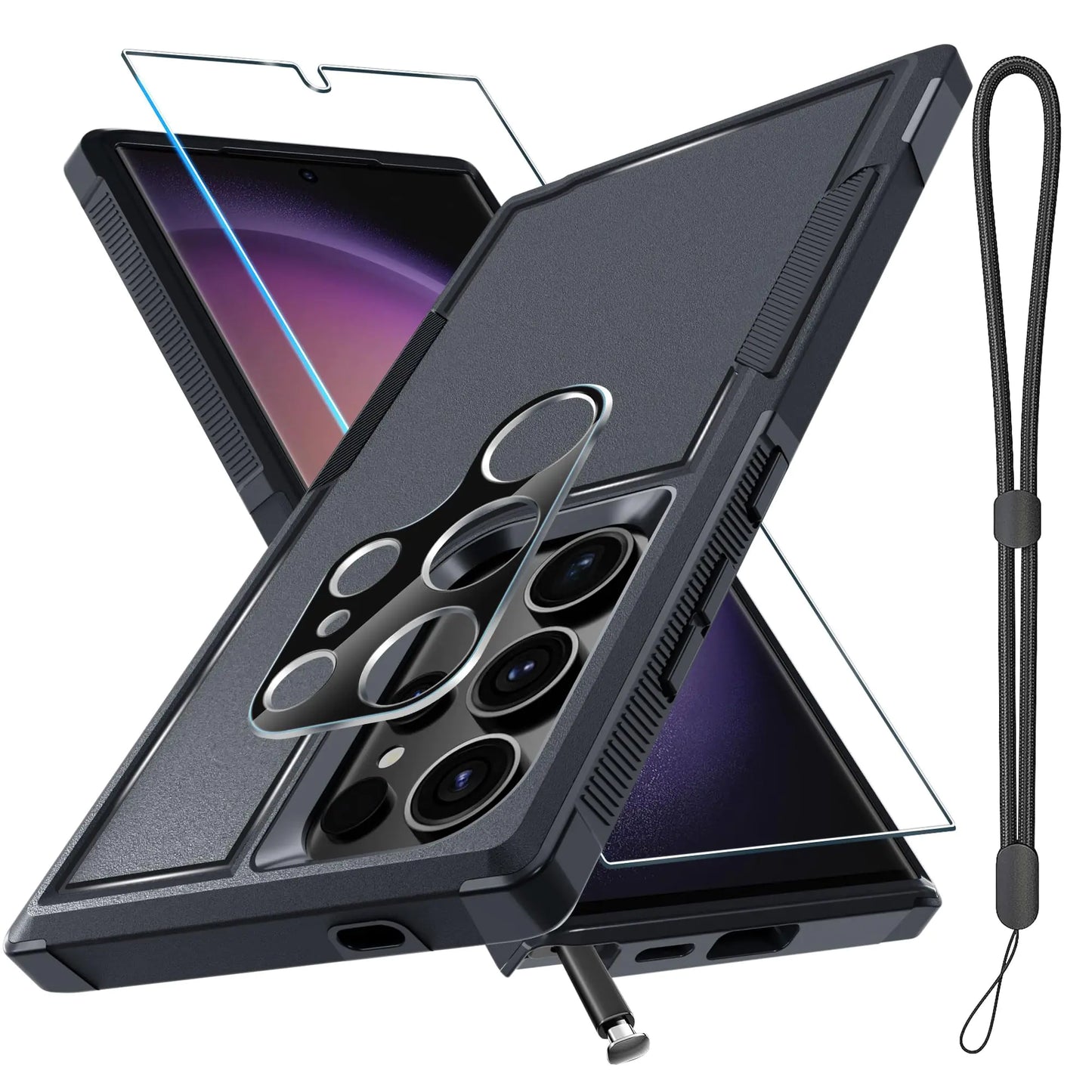 RMOCR Case for Samsung Galaxy S25 Ultra, Full Body Heavy Duty Rugged Shockproof Protective Phone Cover