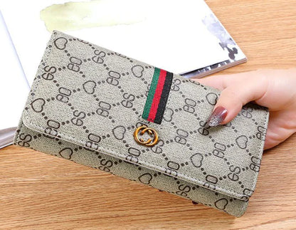 Women's Leather Wallet and Coin Purse Combo