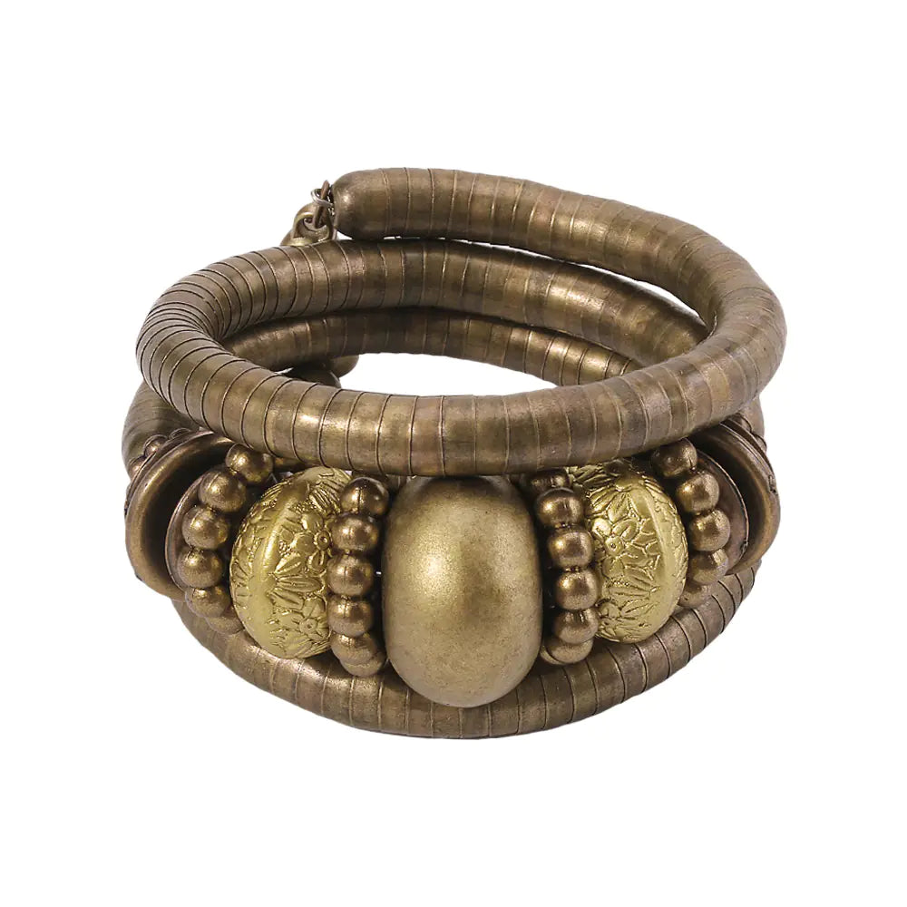 Bohemian Multi-Layer Bracelet with Turquoise Design