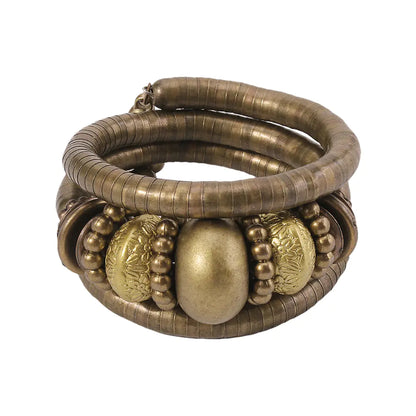 Bohemian Multi-Layer Bracelet with Turquoise Design