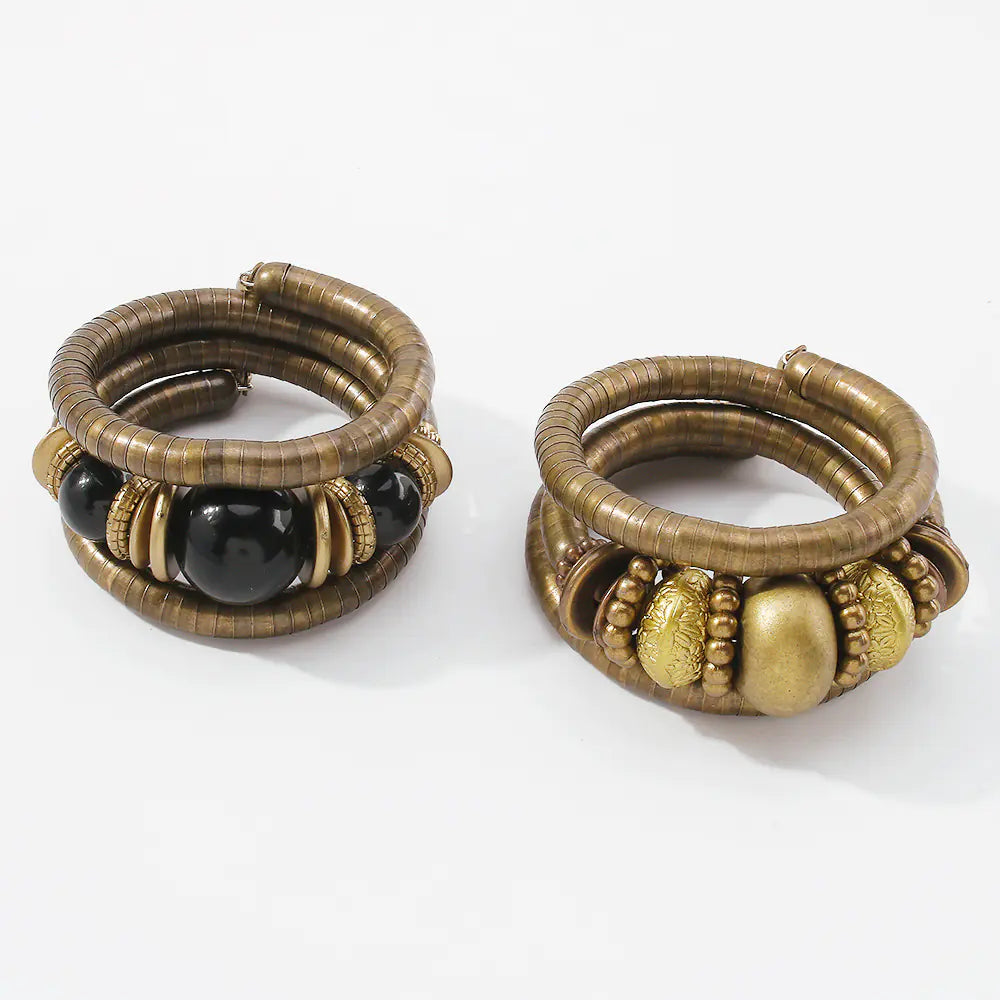 Bohemian Multi-Layer Bracelet with Turquoise Design